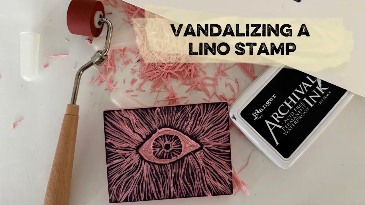 Beautifully broken: a stamp carved from failure ￼