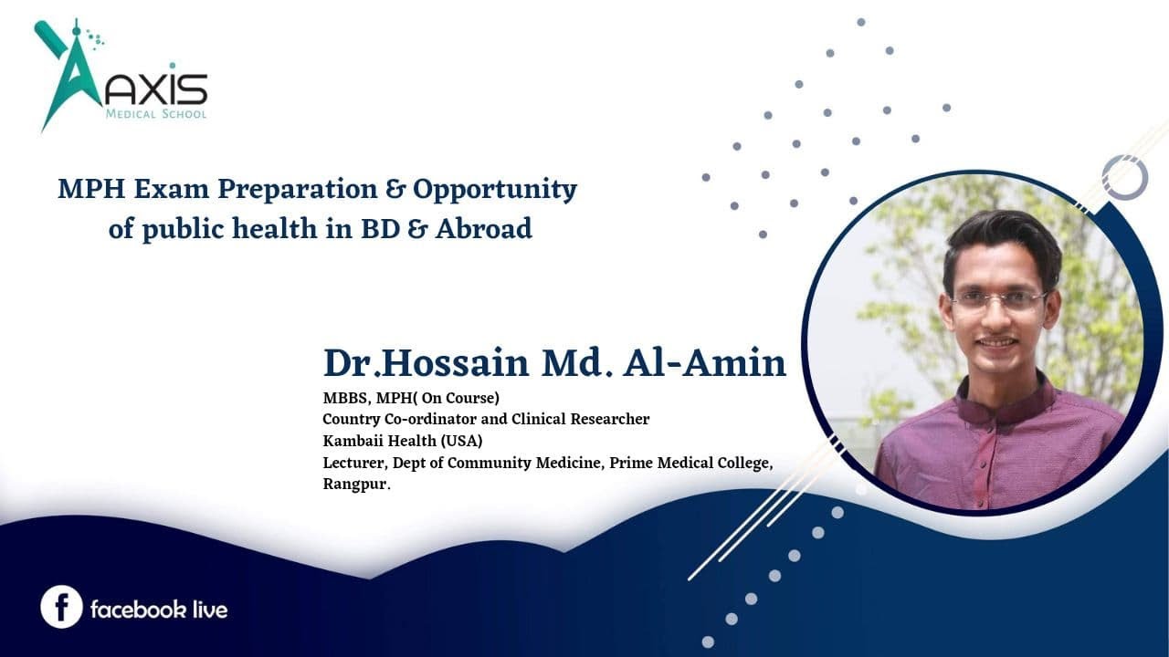 MPH Exam Preparation & Opportunity of Public Health in BD & Abroad