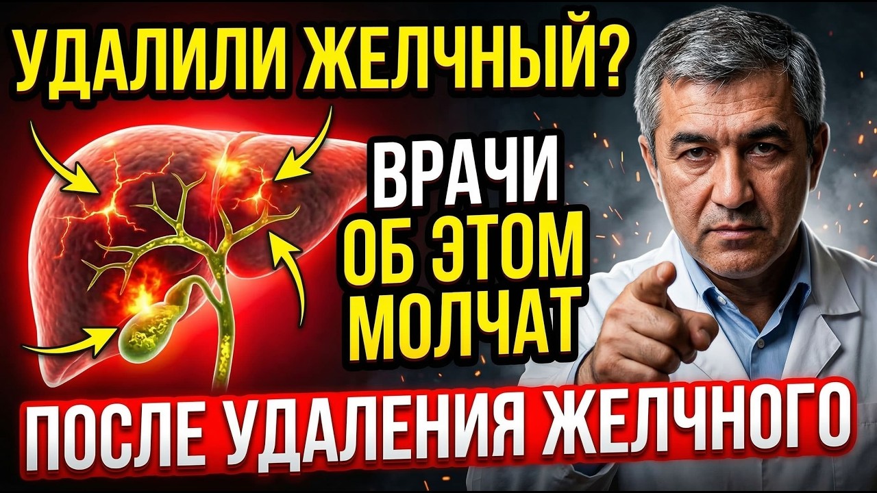 ЖИЗНЬ ПОСЛЕ УДАЛЕНИЯ ЖЕЛЧНОГО! Главная ошибка, которая разрушит вашу печень | Доктор объясняет