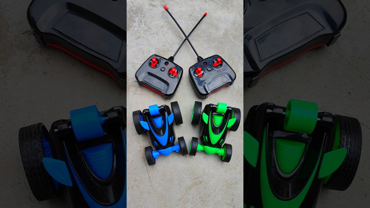 Unboxing Remote control Stunt Car & Testing ASMR 