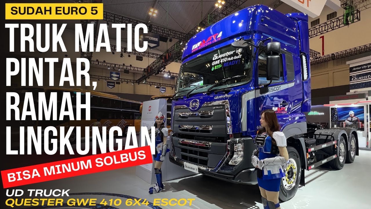 Truck Canggih. Transmisi Matic Nyaman ‼️ UD Truck Quester GWE 410 6x4 ESCOT E5