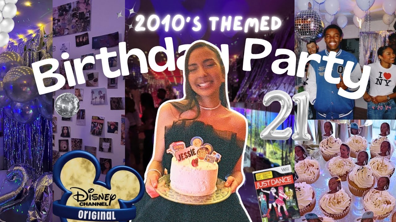 MON ANNIVERSAIRE SUR LE THÈME ANNÉES 2010’s & DISNEY CHANNEL 🪩🎀🎸🎂 (préparatifs et party)