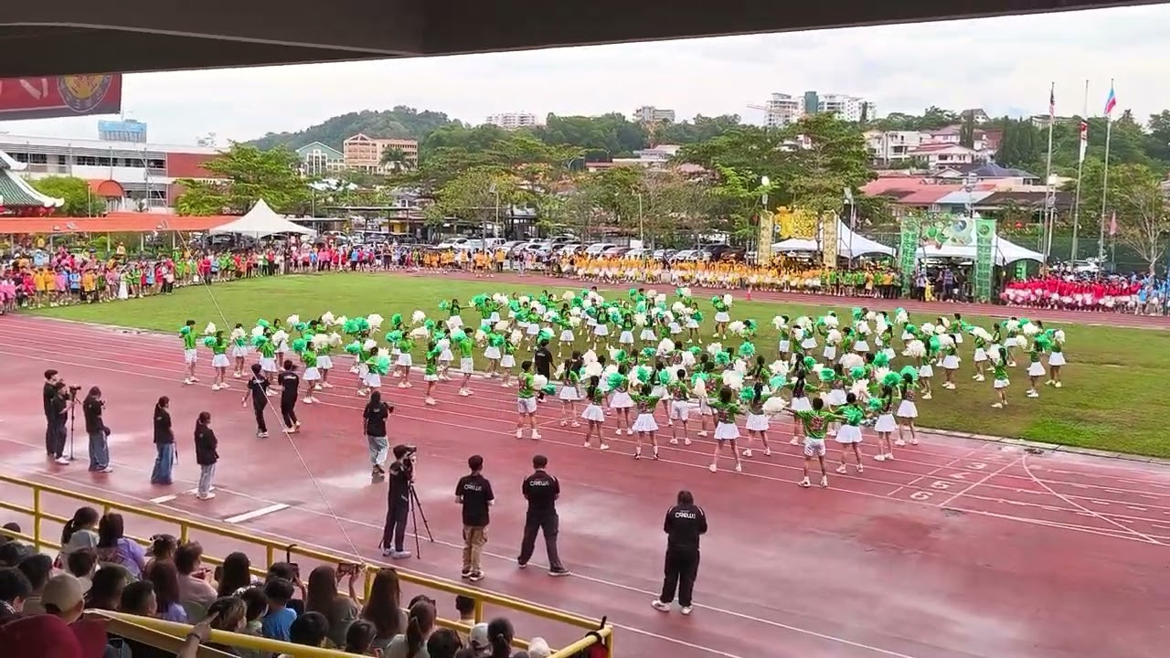 Green House STTSS 2026 53rd SportsMeet Cheerleading Competition 青队 沙巴崇正中学 53届运动会 啦啦队表演
