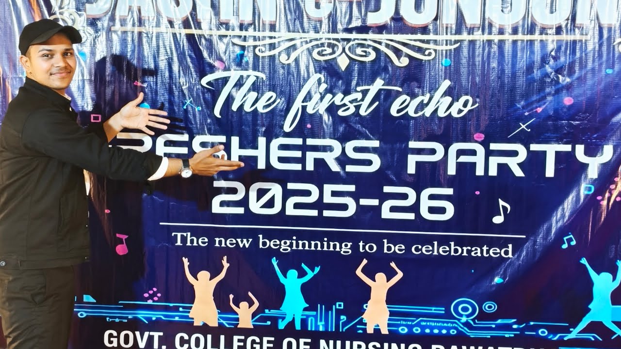 College Fresher party 🥳 🤩 