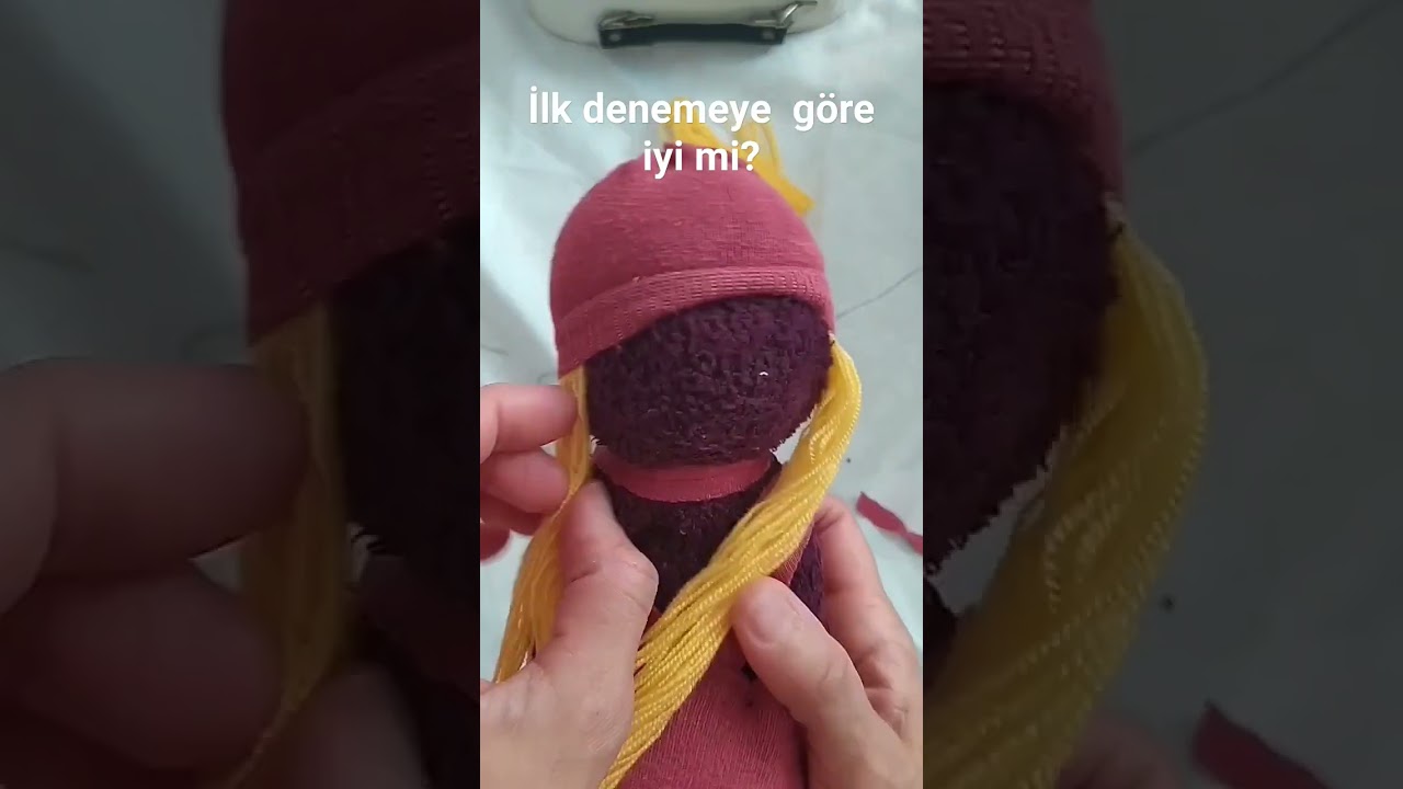 Eski çoraptan bebek yapımı🤗🤗💯