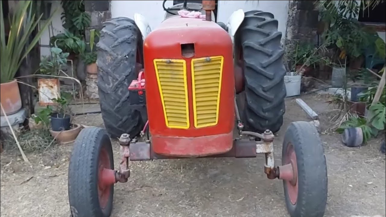 Arranque tractor antiguo David Brown 990