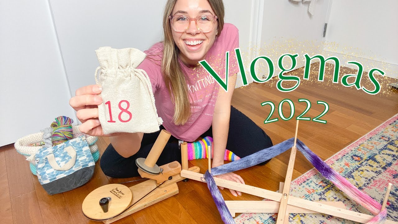 DAY 18 - Winding Party! | Vlogmas 2022 | Knitty Natty