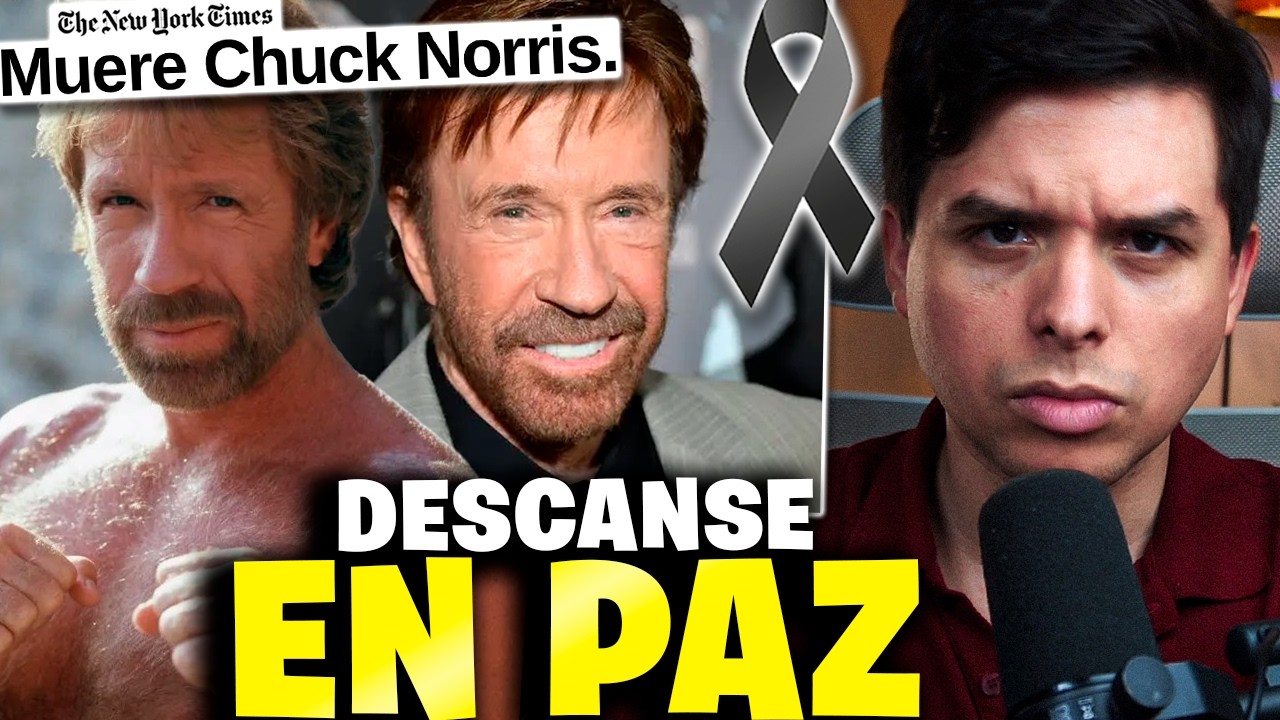 Muere Chuck Norris a los 86 a&ntilde;os 💔