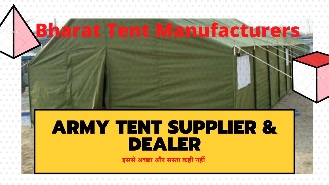 Army Tent Supplier, Dealer on Great Price in Delhi, India | Setup Military Tent | फोजियो का तम्बू