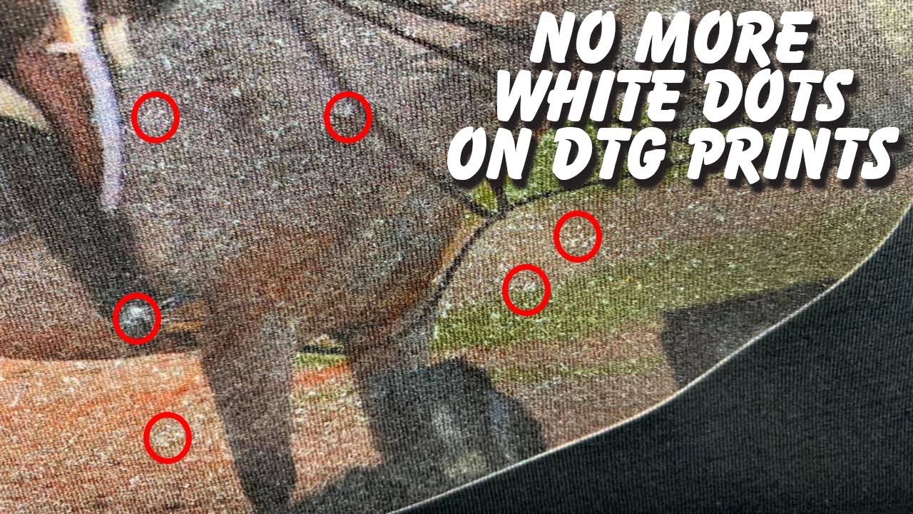 How To Prevent White Dots On DTG Image Prints