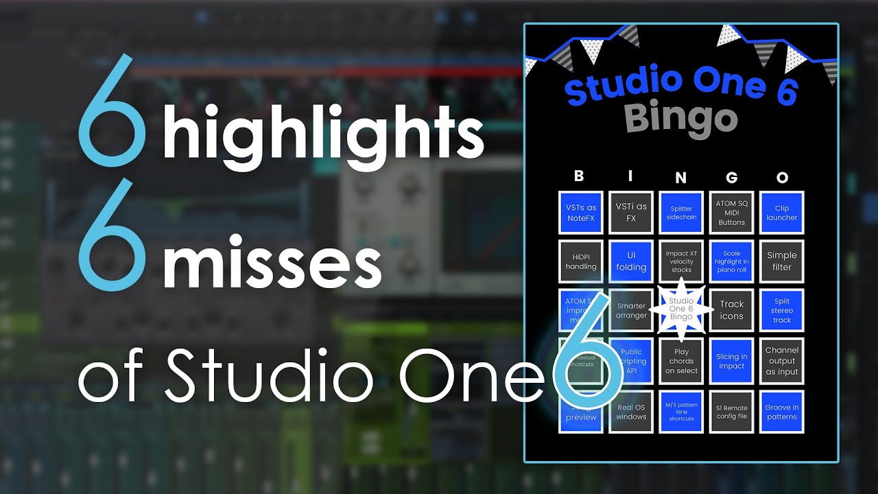 6 highlights and 6 missed opportunities in Studio One 6