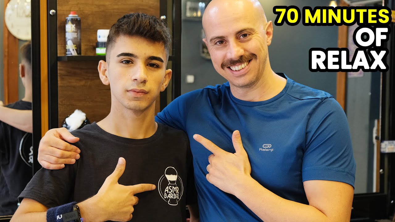 1h of ASMR at VEYSEL YOUNG BARBER | SLEEPING PILLS for your INSOMNIA
