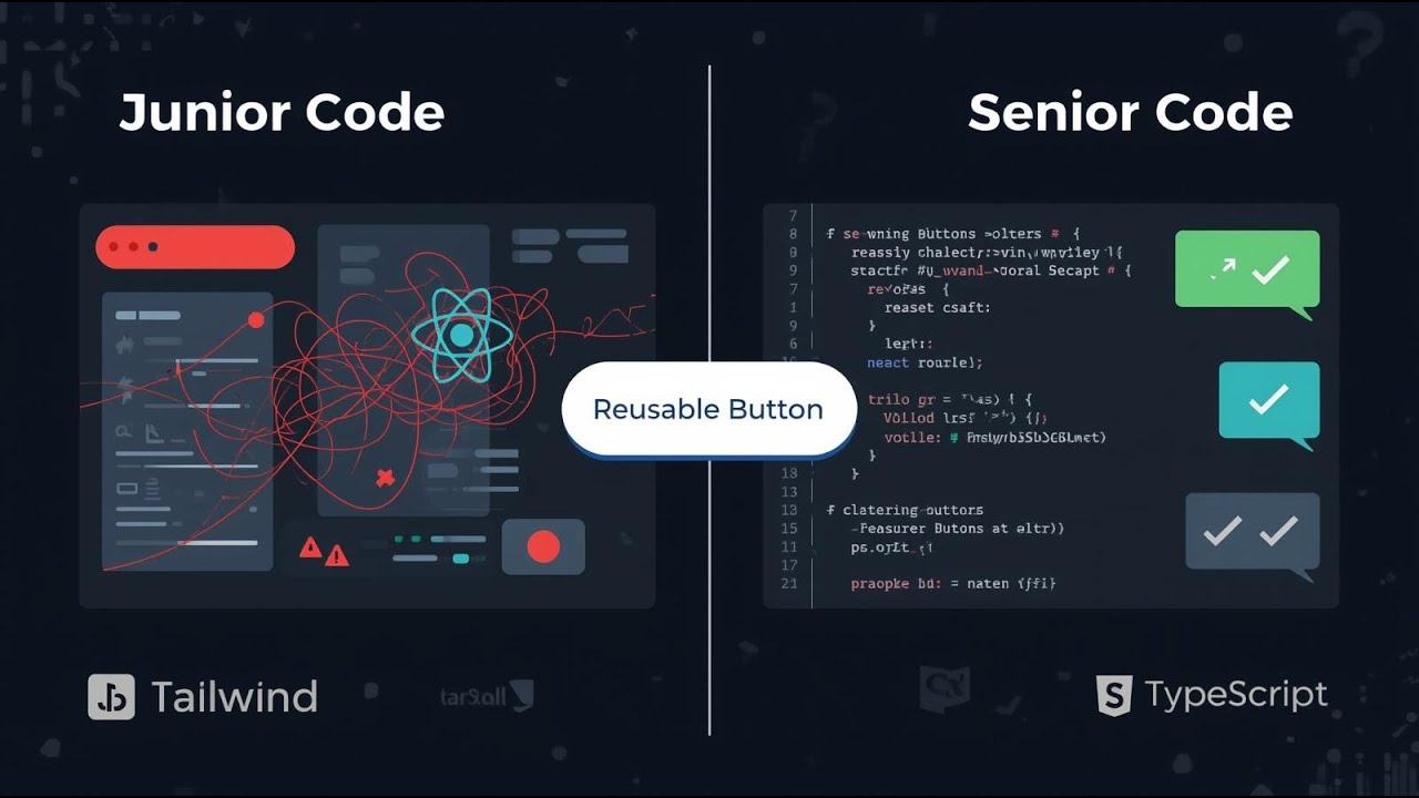 Senior-Level Reusable Button in React (TypeScript + CVA)