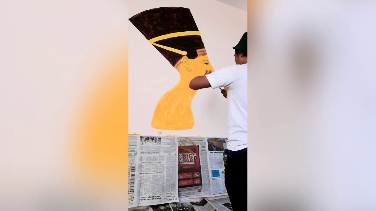 Queen Nefertiti Mural Art 2020
