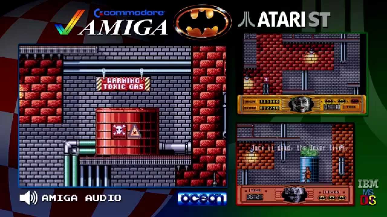 Batman: The Movie (1989) | Amiga vs. Atari ST vs. PC MS DOS | Triple Longplay