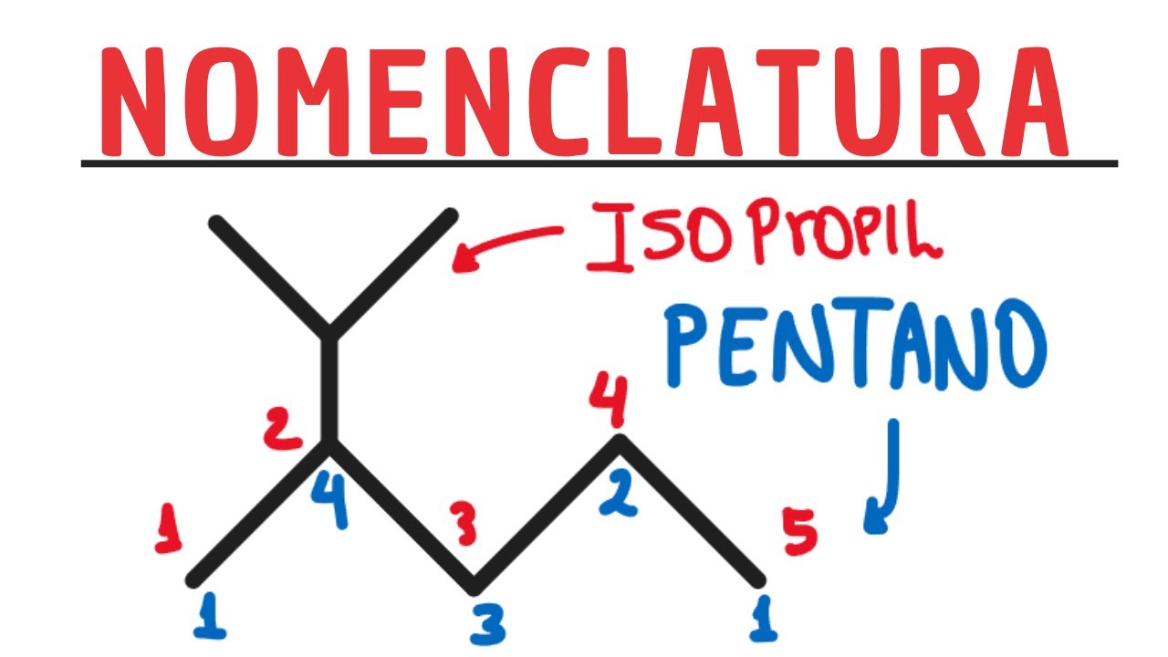 Nomenclatura de ALCANOS e Ramificações (Metil, Isopropil, Terc-butil...)