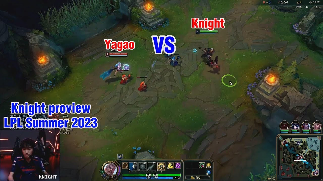 Knight proview 2023/07/30 jayce leblanc mid LPL Summer | JDG Knight 第一视角
