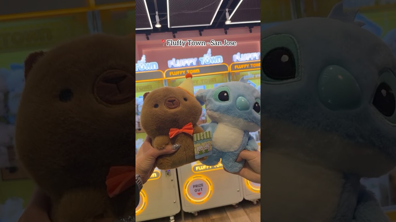 📍Fluffy Town - San Jose #sanjose #bayarea #clawmachine #plushies #sanrio