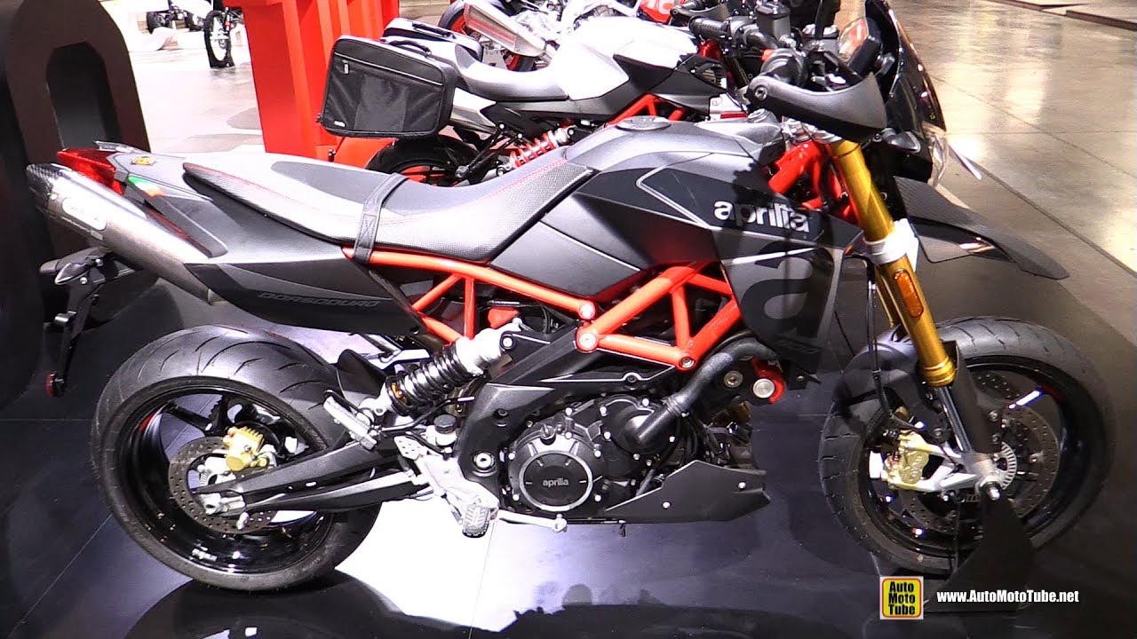 2018 Aprilia Dorsoduro 900 - Walkaround - 2017 EICMA Milan Motorcycle Exhibition