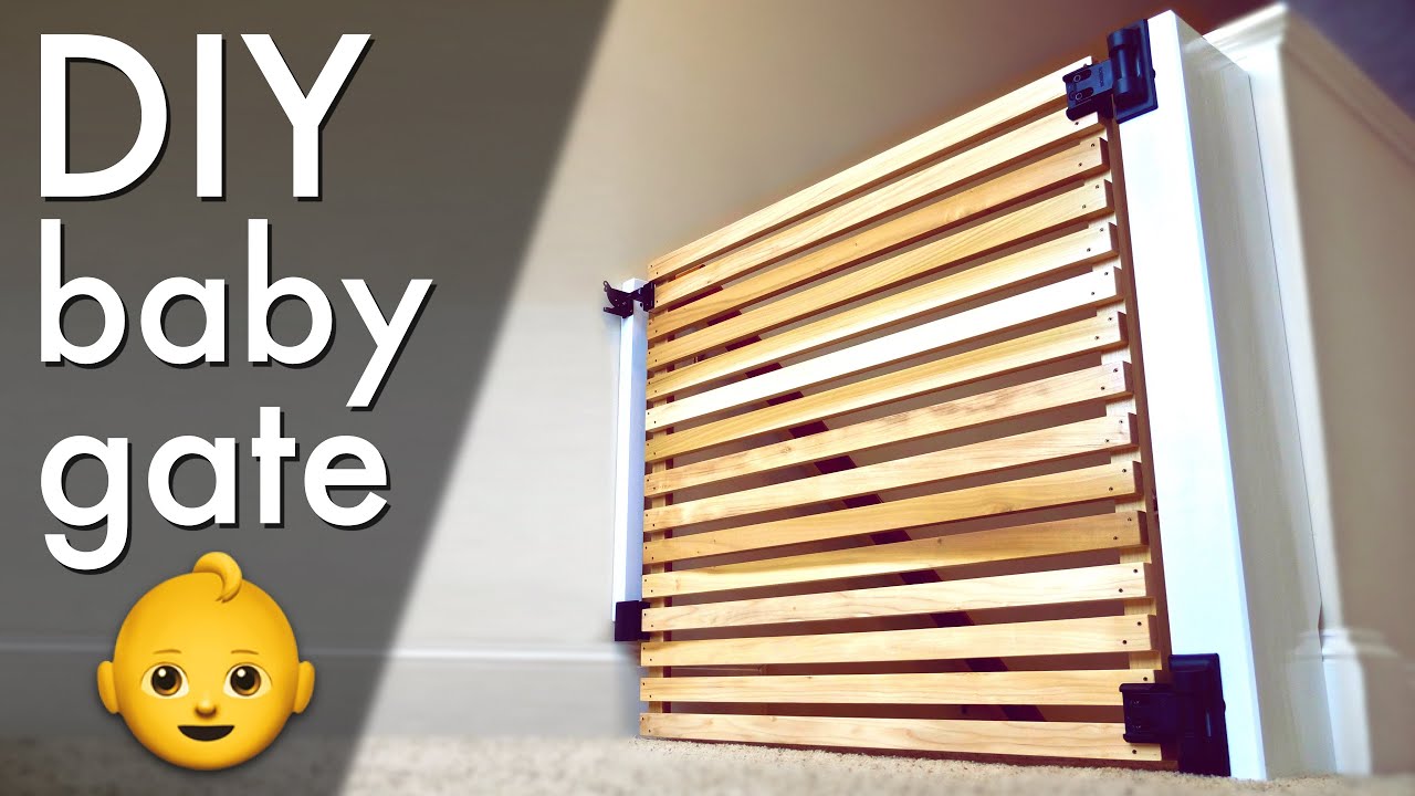 Easy DIY Modern Baby Gate or Pet Gate 👶// How To Build - Woodworking