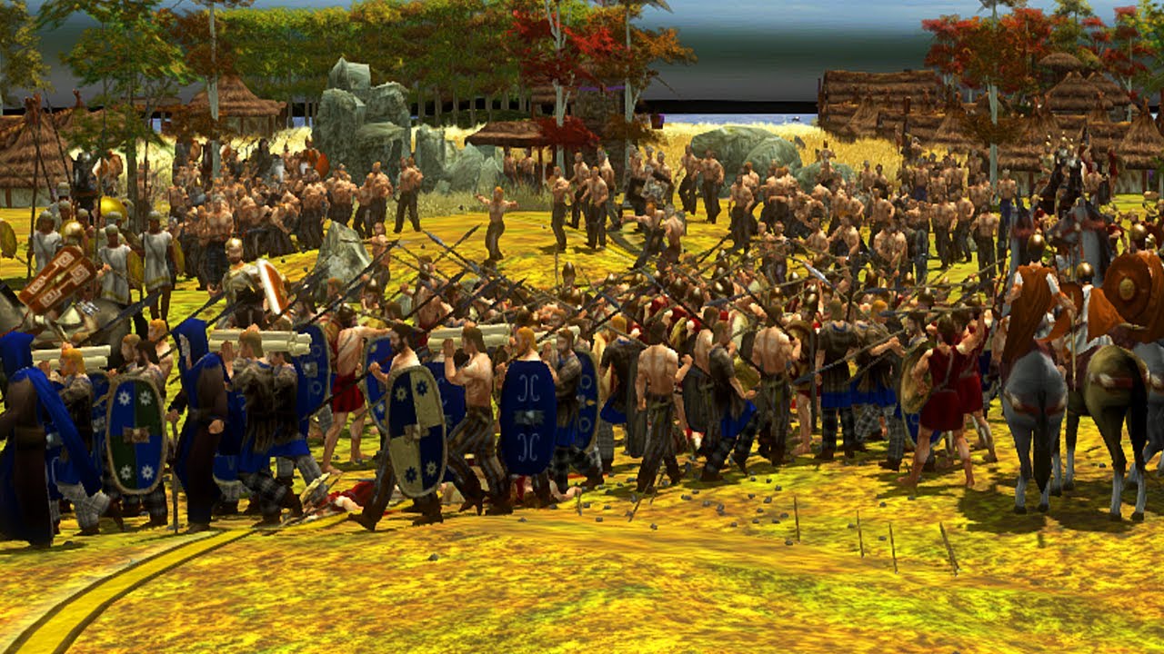 0AD 4v4 | MASSIVE Armies & Teamwork