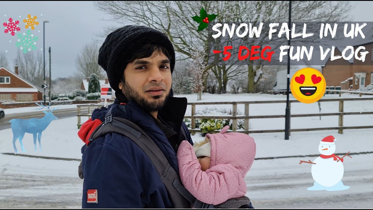 Snow in UK - Massive Storm, Cold snap, Extreme Fun ! Tamil Vlog