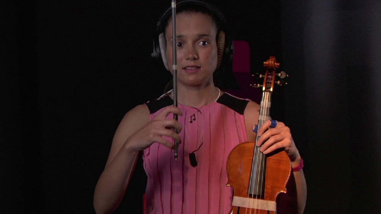 Lezione 010 a   Come facciamo a suonare la corda di LA a ritmo?(VIOLIN IN ACTION - STEP 1,2)