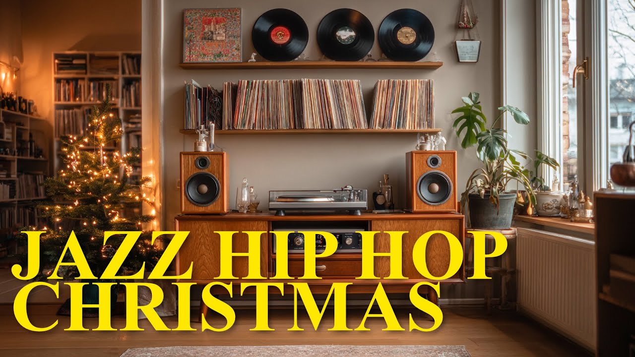 Winter Night Jazz Hip Hop ❄️ Cozy & Calm Beats (No mid-roll ads❌)