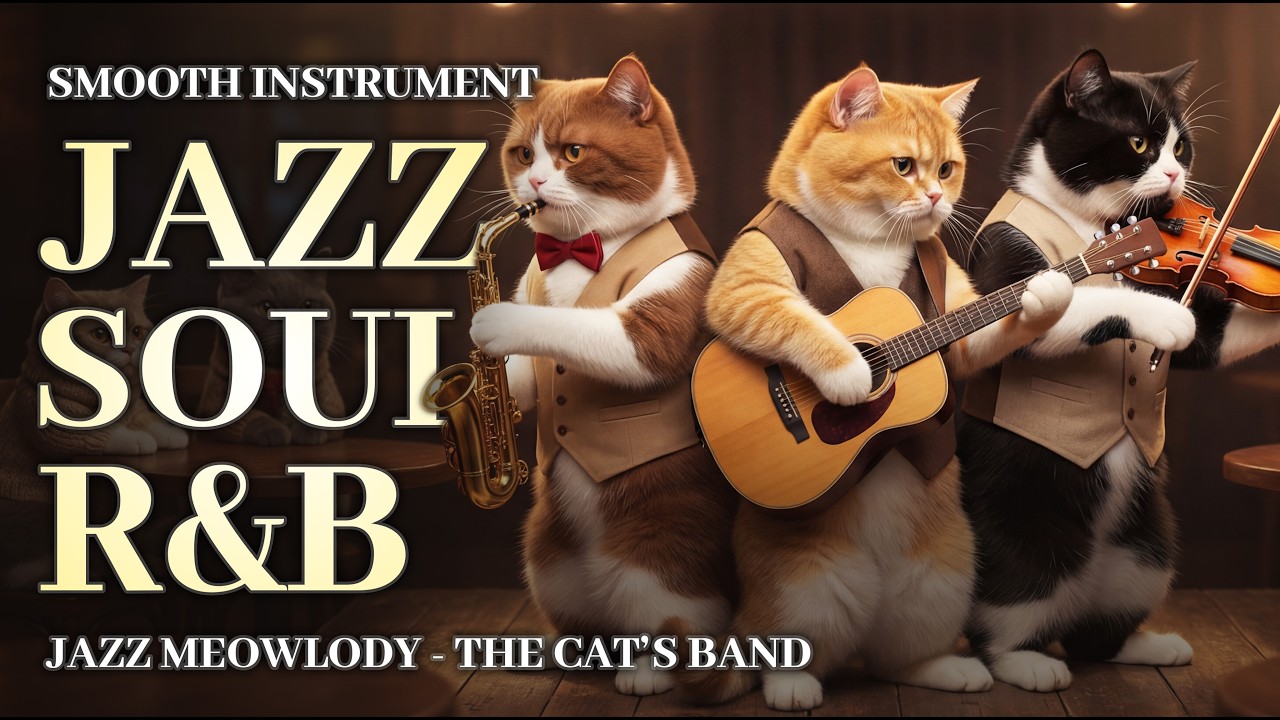 Calm Winter Lounge Jazz Soul RnB Instrumental for Focus, Work & Relax from The Cat's Band