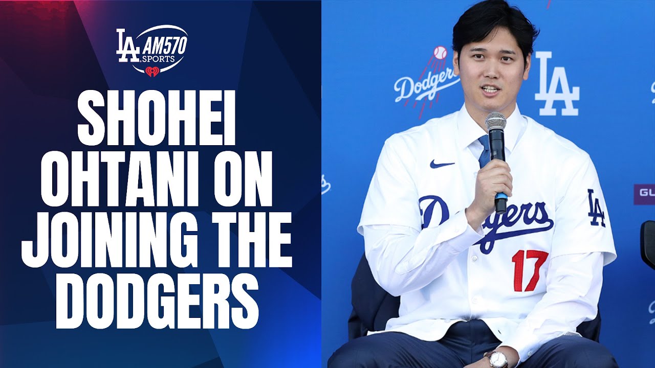 Shohei Ohtani On Signing With The Dodgers, His Dog Decoy And More!