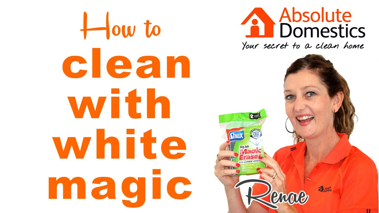 How to Clean with a White Magic Eraser