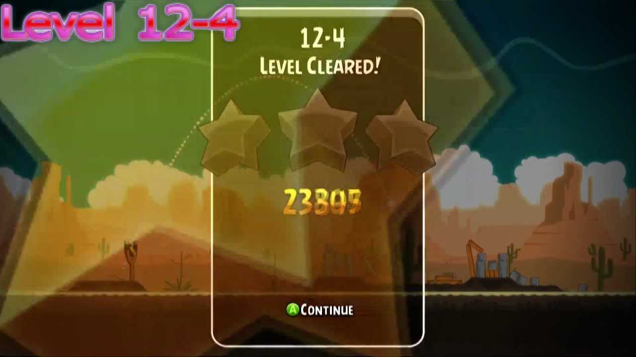 Angry Birds Trilogy - Classic Episode 5: Level's 12-1 through 12-15, You are Elvis Achievement Guide