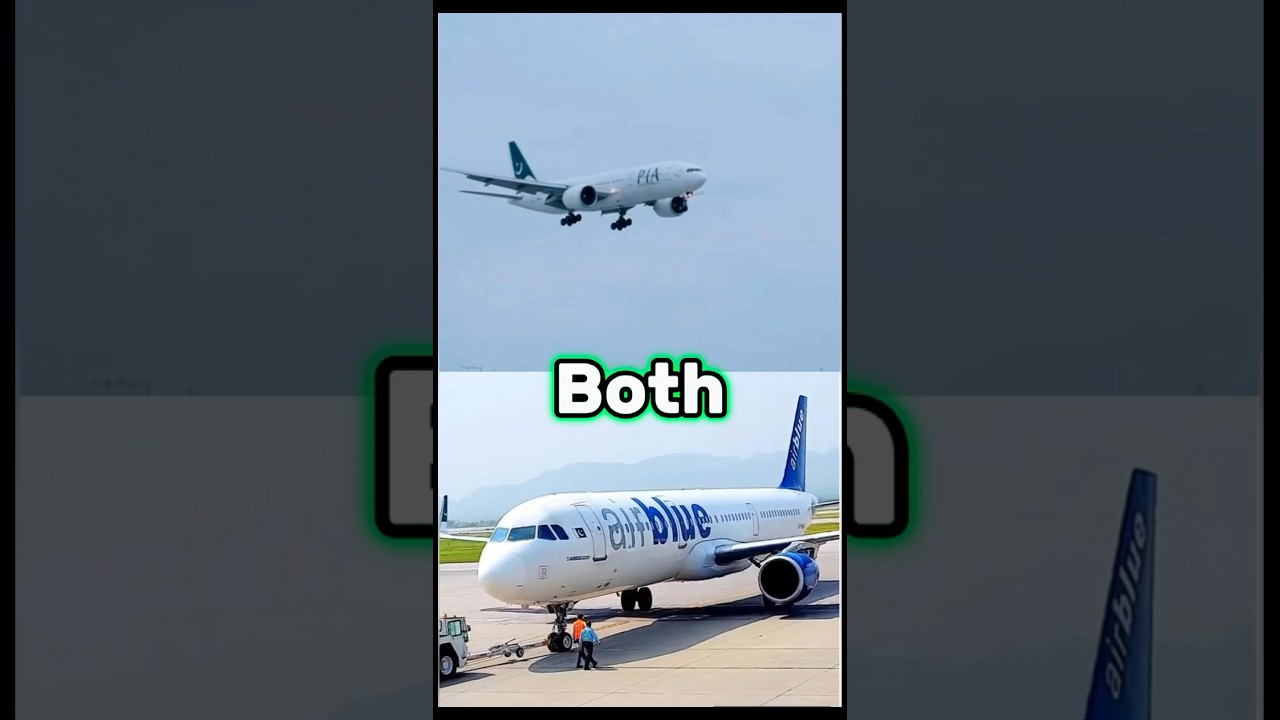 Pia Vs AirBlue 🔥 #aviation #airplanes #shortsfeed #pakistanairline #airblue