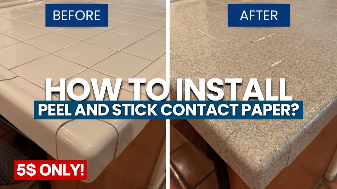 The SHOCKING Truth About Peel and Stick Contact Paper for Countertops
