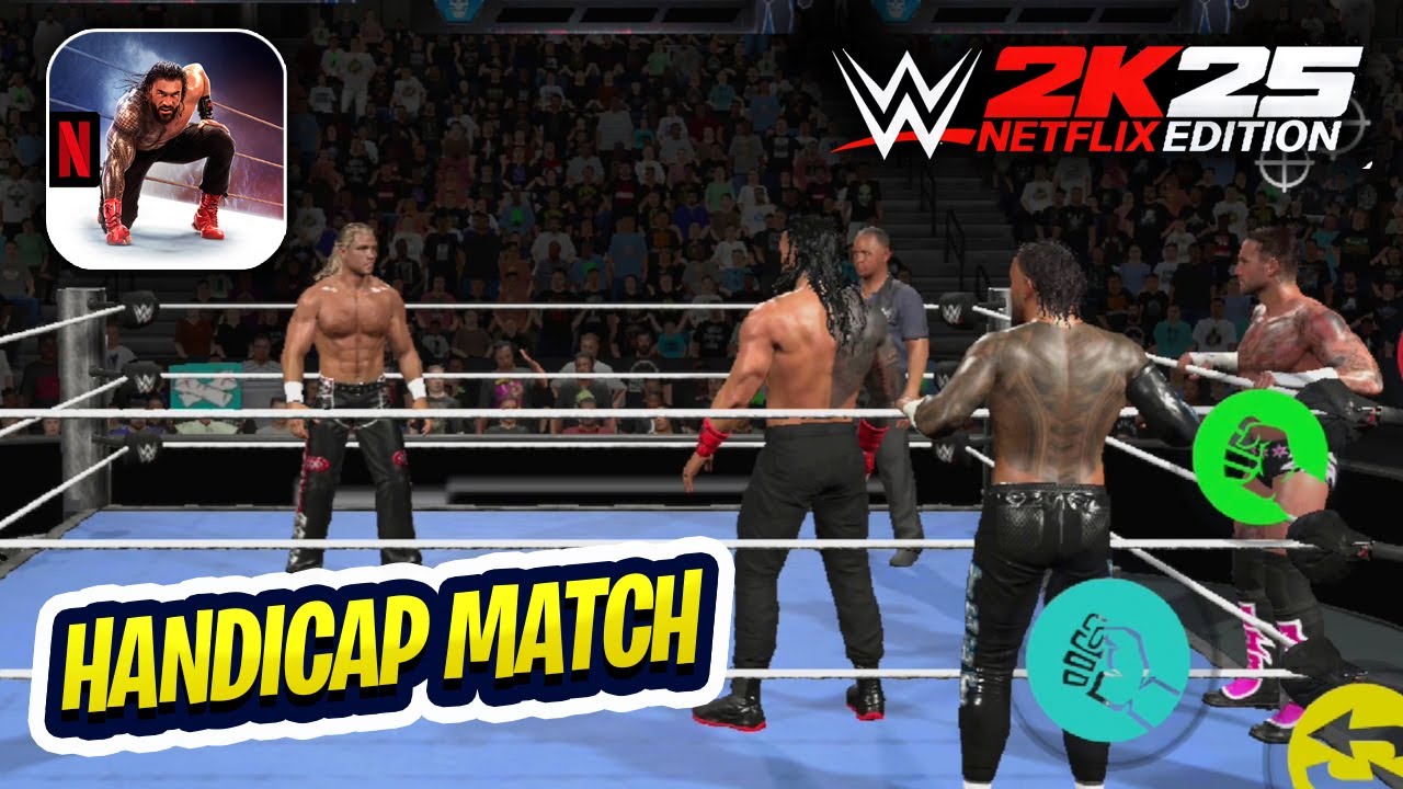 WWE 2K25 Mobile New Handicap Match Gameplay (iOS, Android) -  Part 16