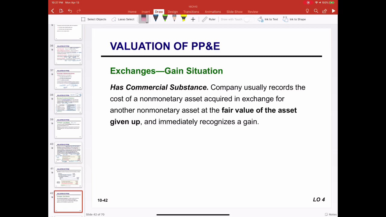 Exchange of Non-monetary Assets (Gain Situation)