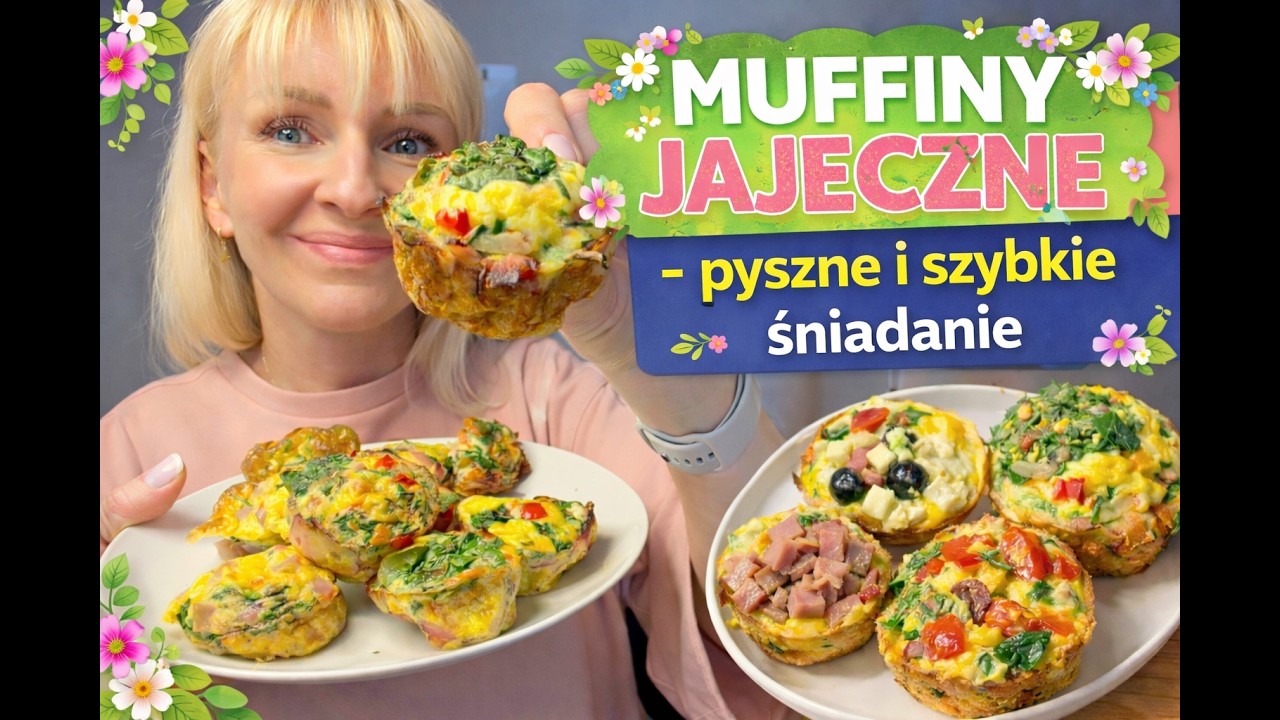 Pomysł na Śniadanie 🐣 Muffiny jajeczne
