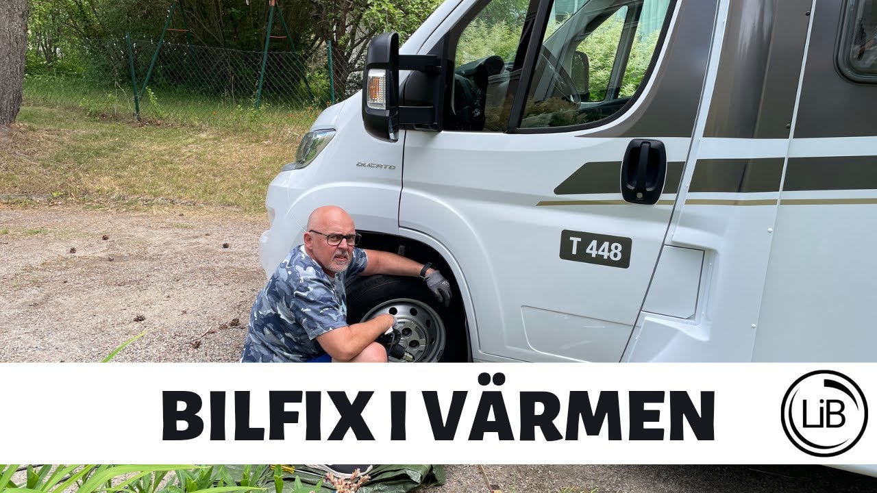 Monterar innerskärmar på husbilen, testar plastpolish och Friiberghs GK