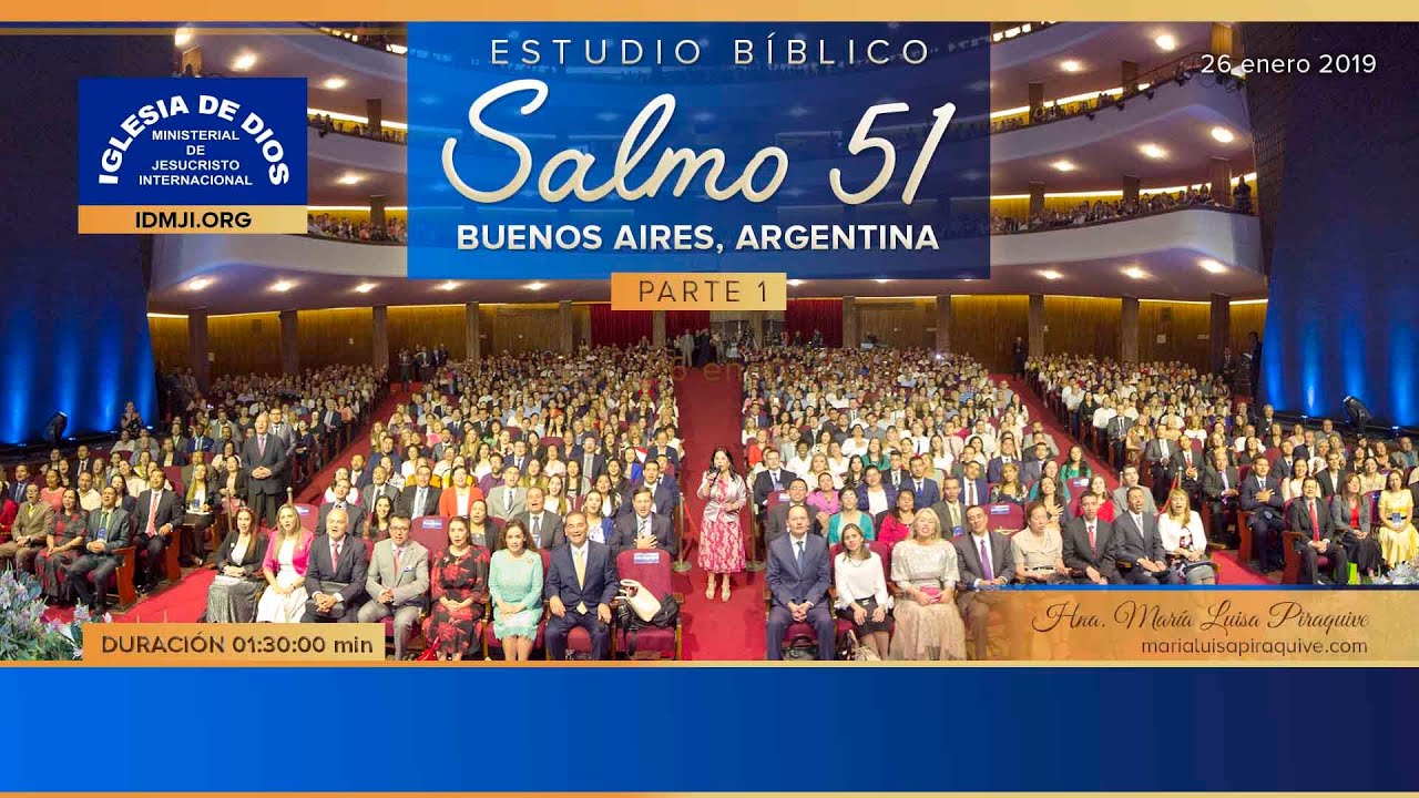 527 - Estudio bíblico, Salmo 51 parte 1, Buenos Aires - Argentina, Hna. María Luisa Piraquive