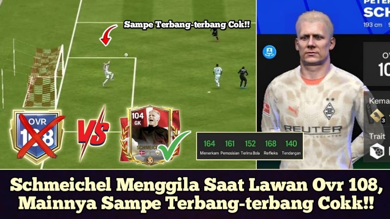 Cobain Gameplay Schmeichel Kiper Program Lama Tapi Gameplay-nya Gelo Cok‼️- FC MOBILE