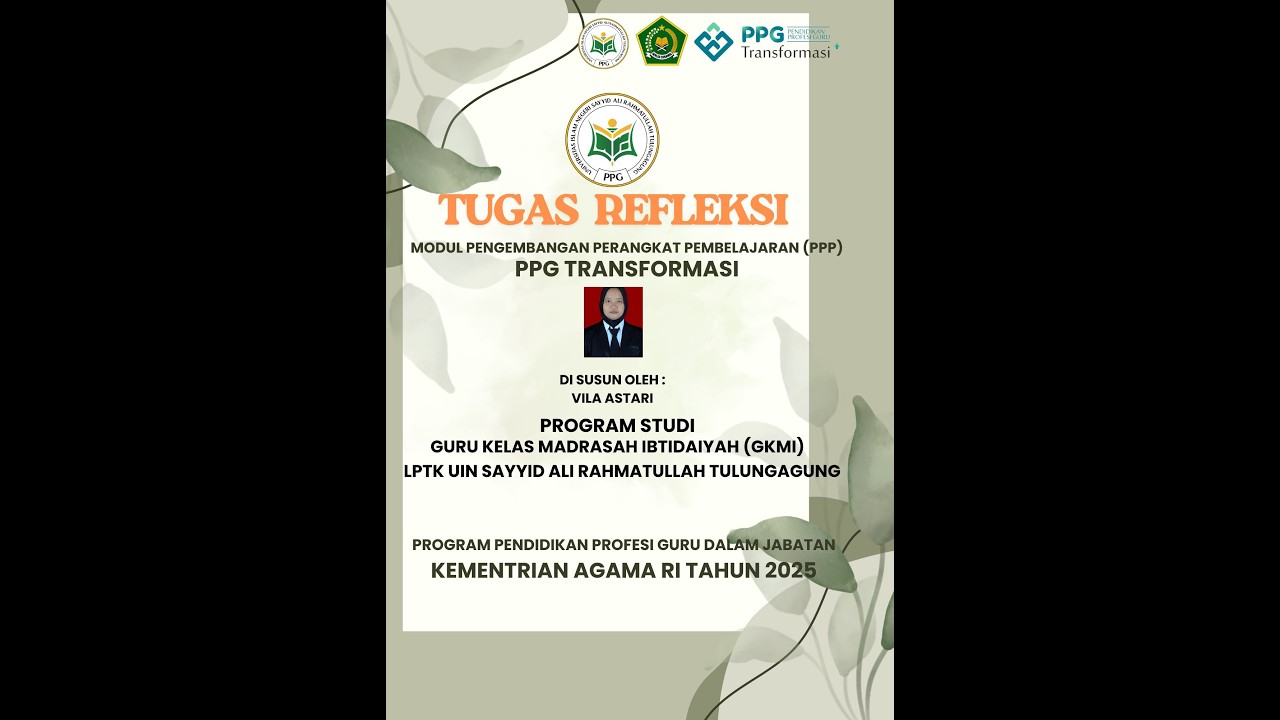 UJI KINERJA (UKIN) PJBL|PPG DALJAB TAHAP 4 PERIODE 1 2026|UIN SAYYID ALI RAHMATULLAH TULUNGAGUNG