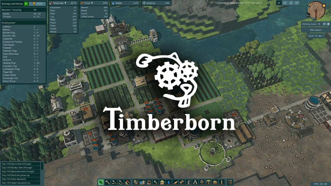 Outcast Reviews: Timberborn | Post-Apocalyptic City Builder