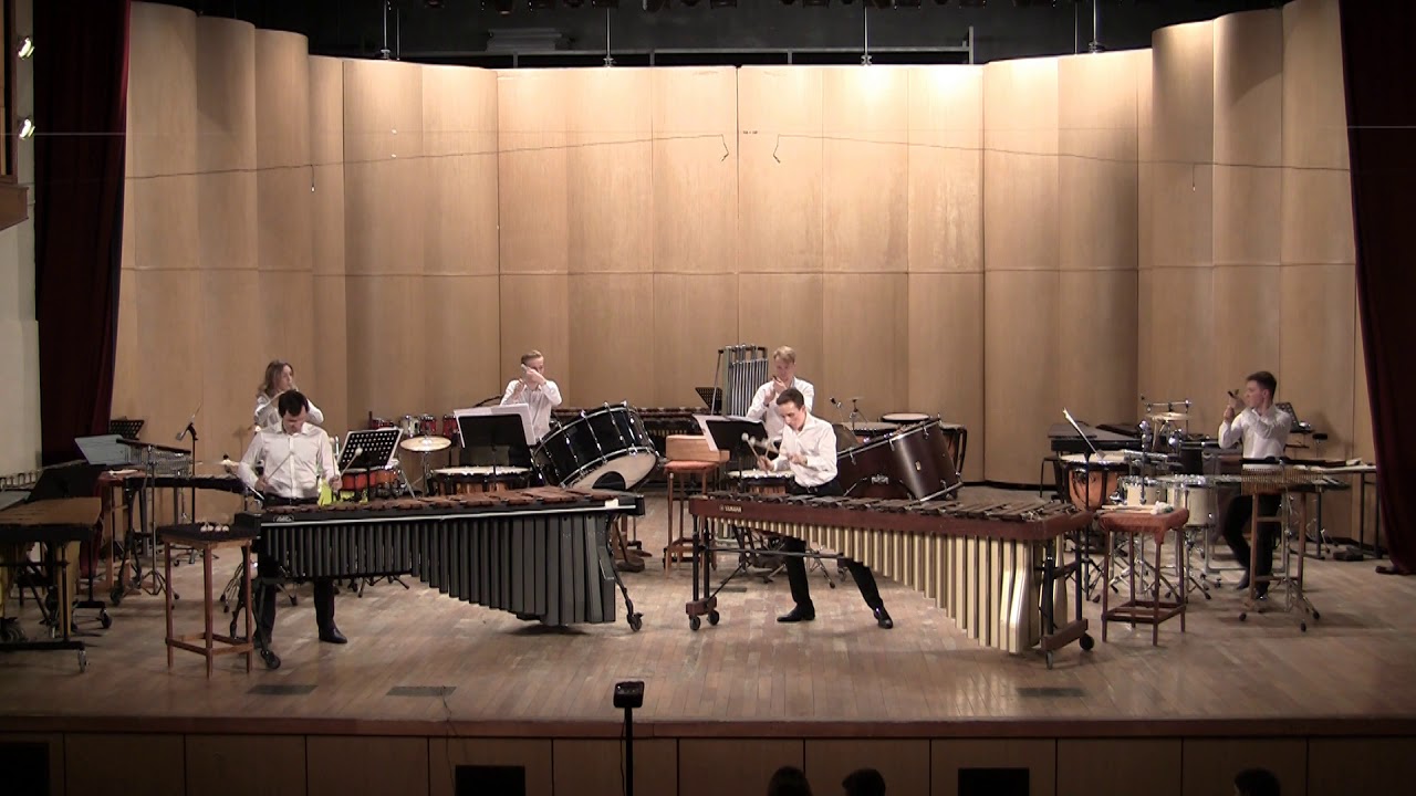 Keiko Abe  The Wave      Gnesin percussion ensemble