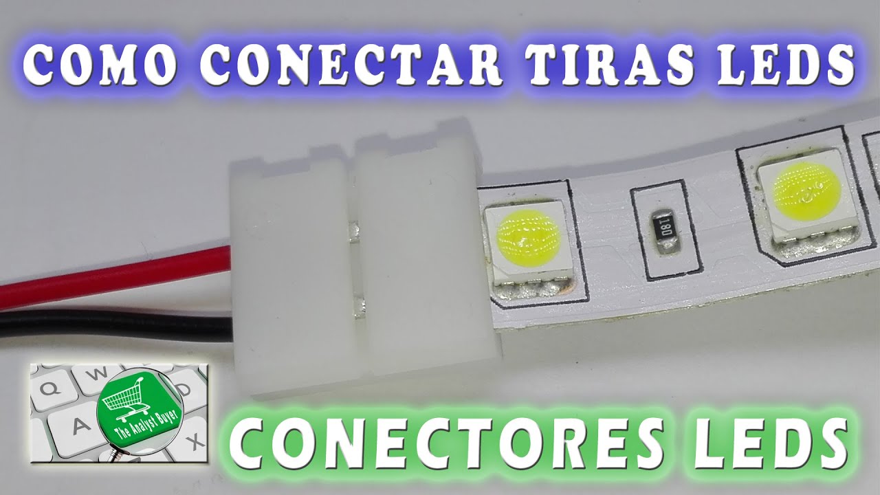 Como conectar tiras leds - Conectores para tiras leds