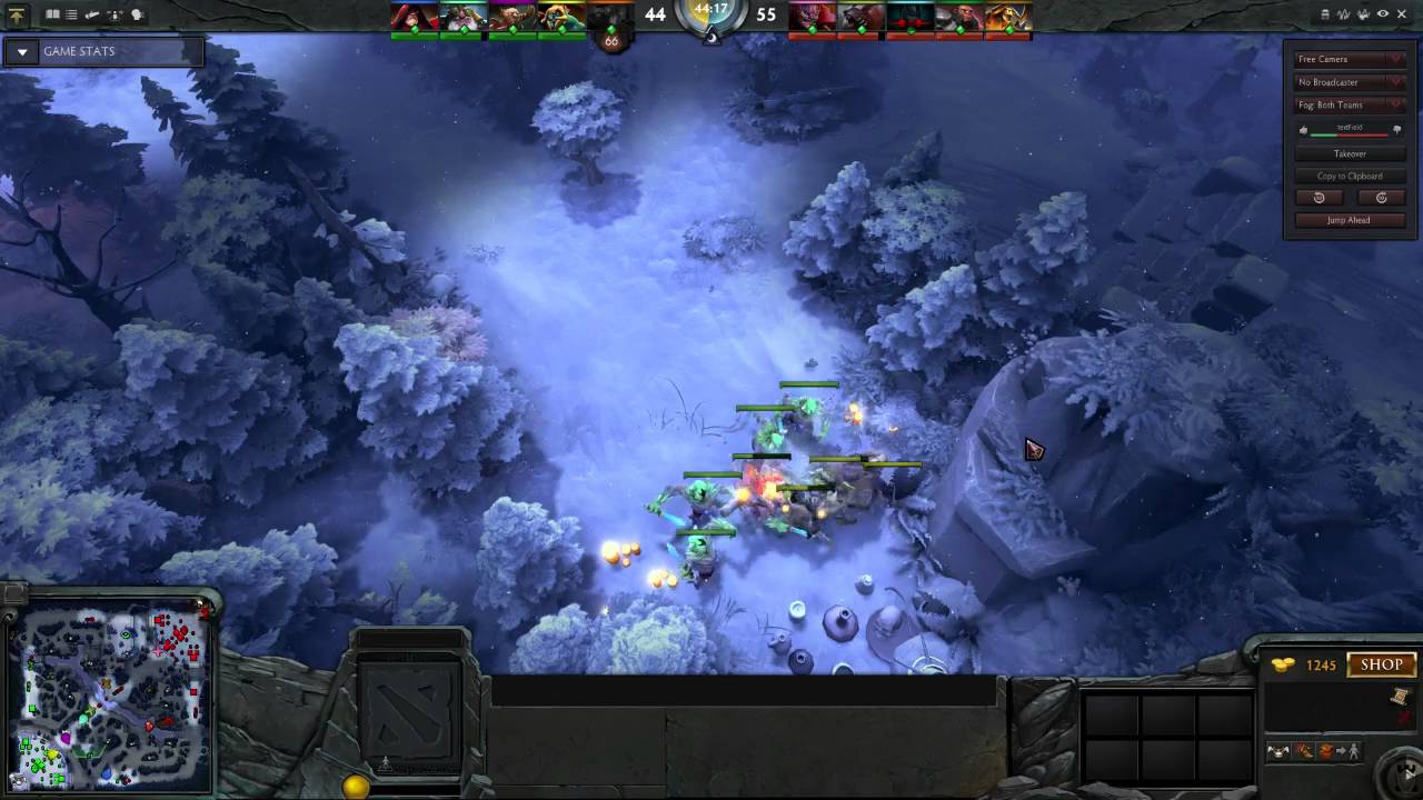 Radiant creeps leave their lane