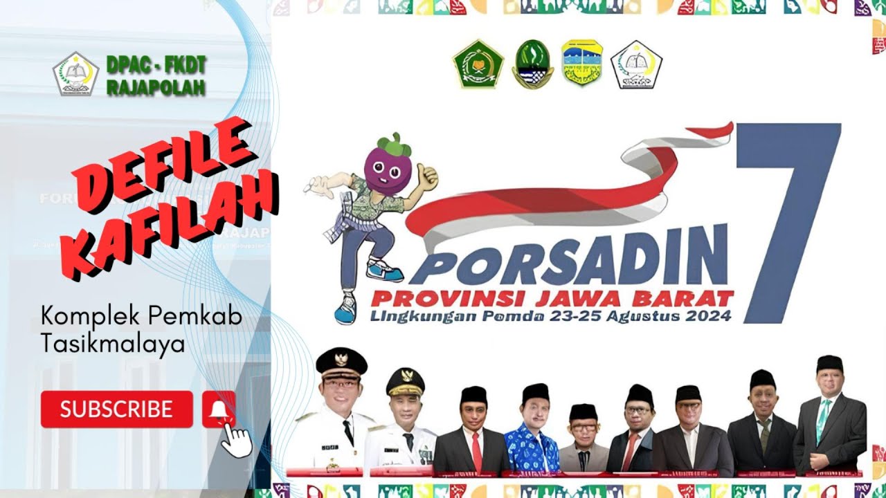 SEMARAK ...!!! DEFILE PORSADIN 7 TINGKAT PROVINSI JAWA BARAT I 2024