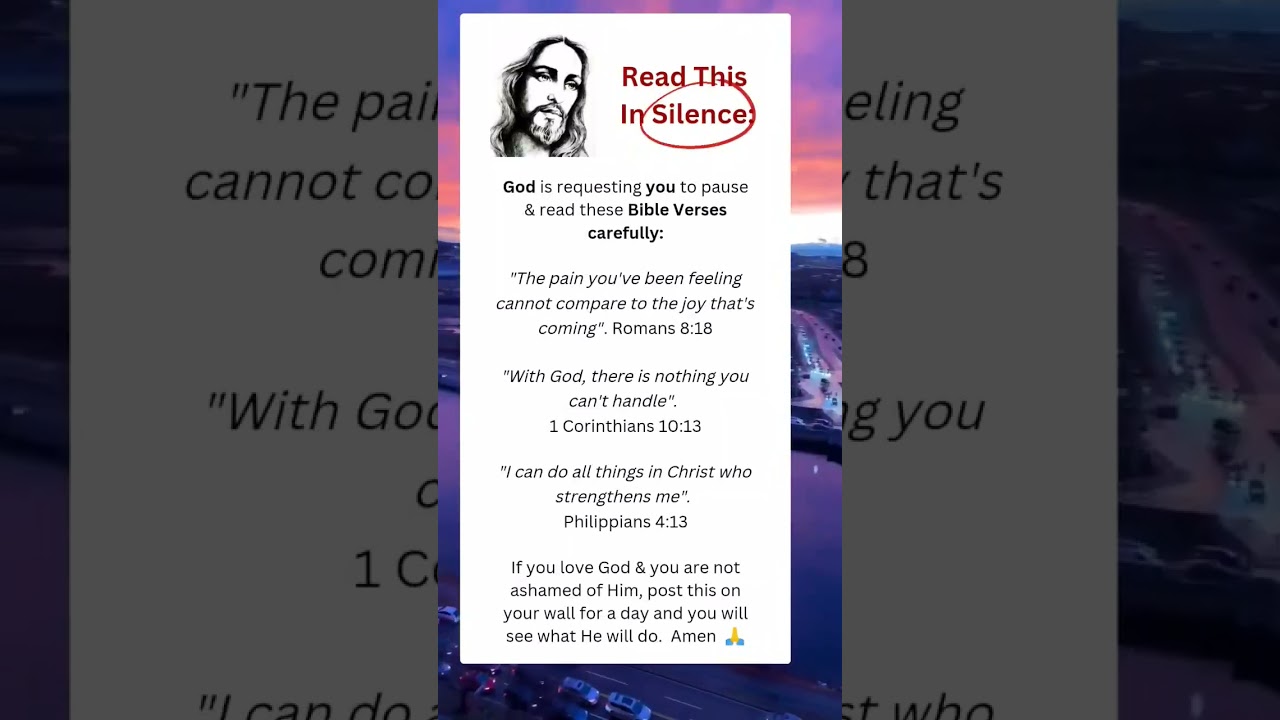 Read This In Silence 🙏 Powerful Bible Verses To Transform Your Day 
