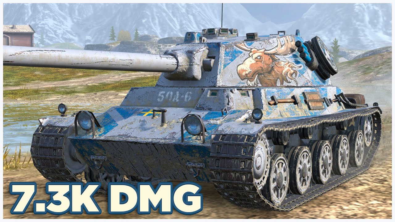 Lansen C • 7.3К УРОНА • 6 ФРАГОВ • WoT Blitz