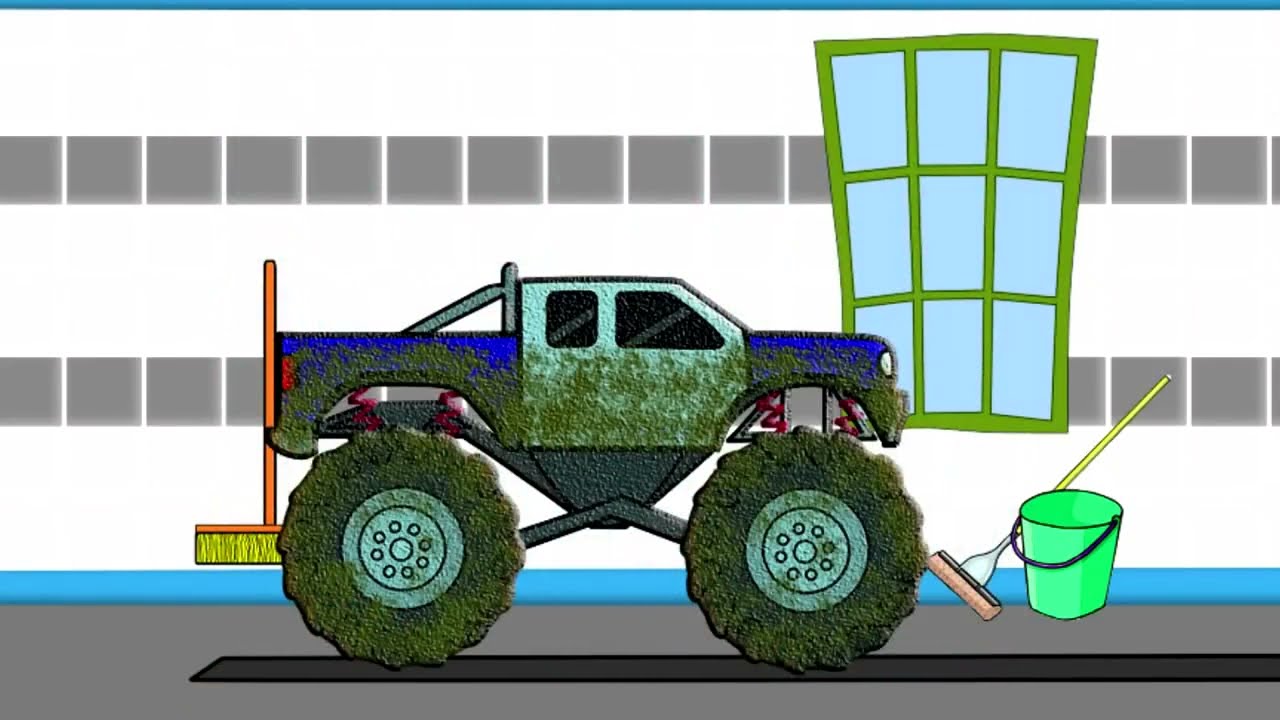 Monster Truck Car Wash - Auto Car Wash for Big Trucks