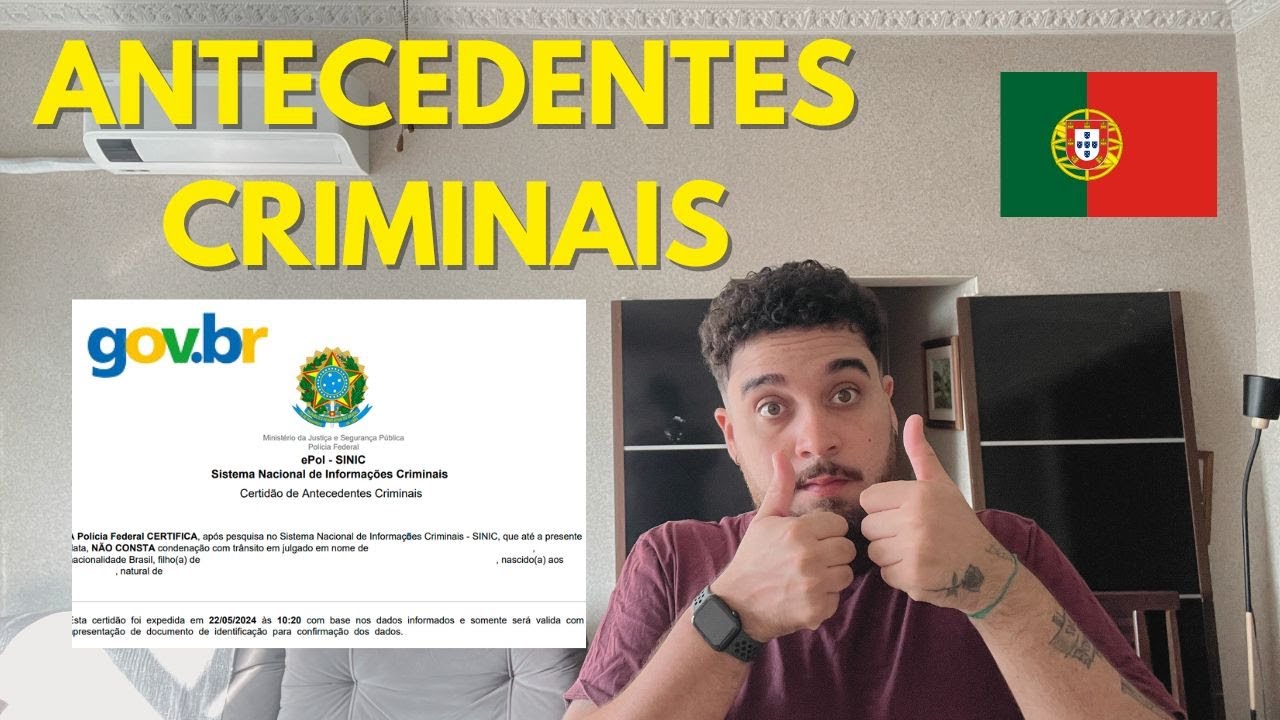 [2025] CERTIFICADO DE ANTECEDENTES CRIMINAIS para VISTO DE PROCURA DE TRABALHO
